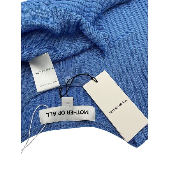 Mother Of All 'Eline' Blue Viscose Top Size S - Picture 4 of 4